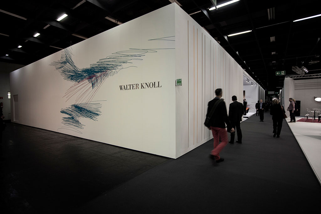 drawings for tracing transitions of walter knoll's exhibition booth