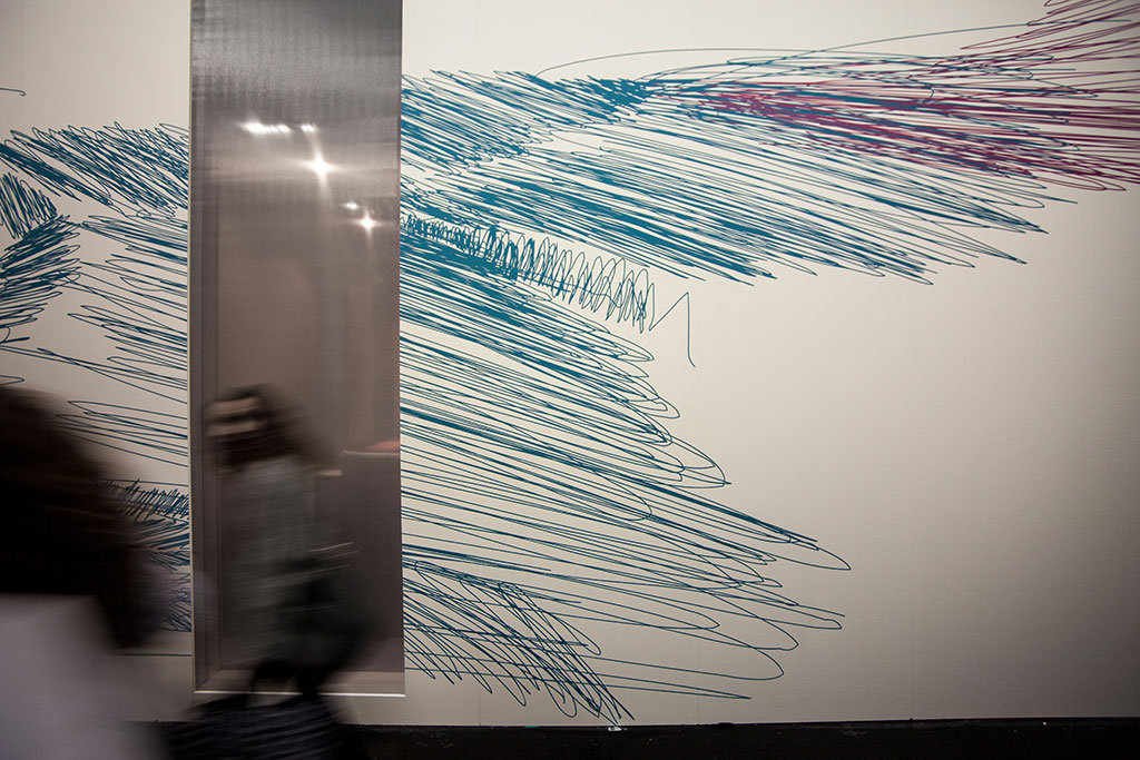 scrawls abstract drawing